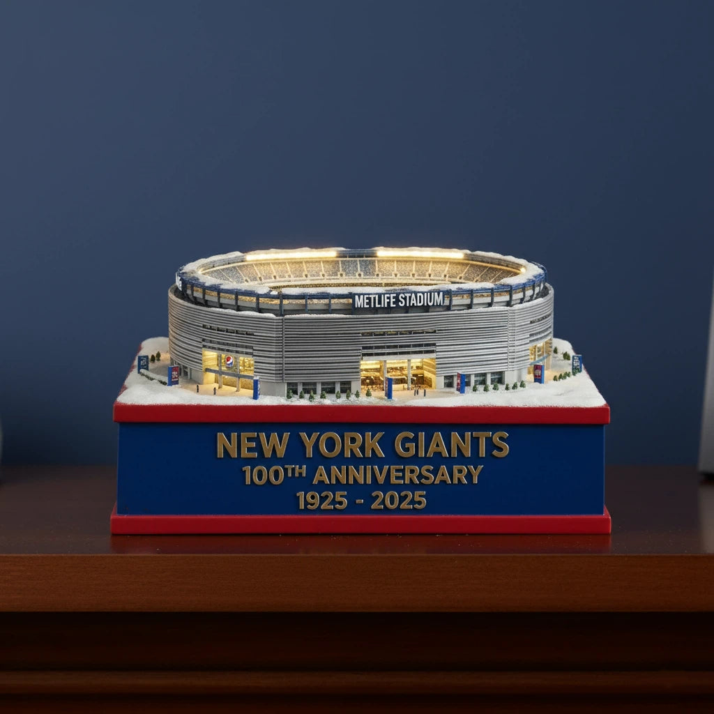 New York Giants 100th Anniversary MetLife Stadium Light-Up Collectible Model