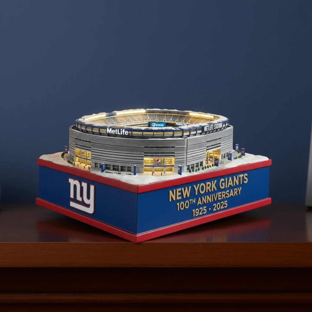 New York Giants 100th Anniversary MetLife Stadium Light-Up Collectible Model