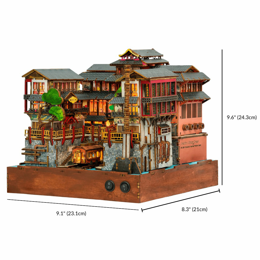 G.inz.an O.nsen Stre.et Handmade Book(Motion Scene)