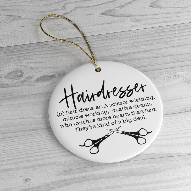 Funny  Hairstylist Ornament
