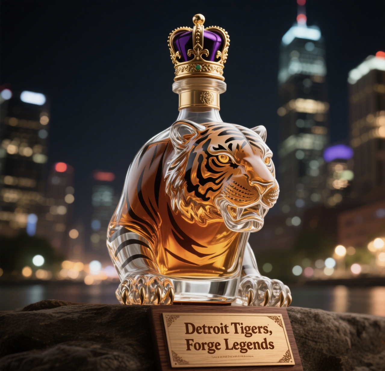 Cincinnati Bengals Whiskey Bottle