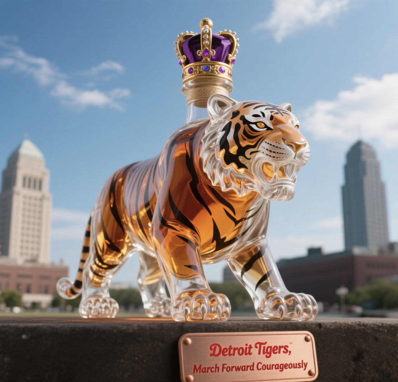 Cincinnati Bengals Whiskey Bottle