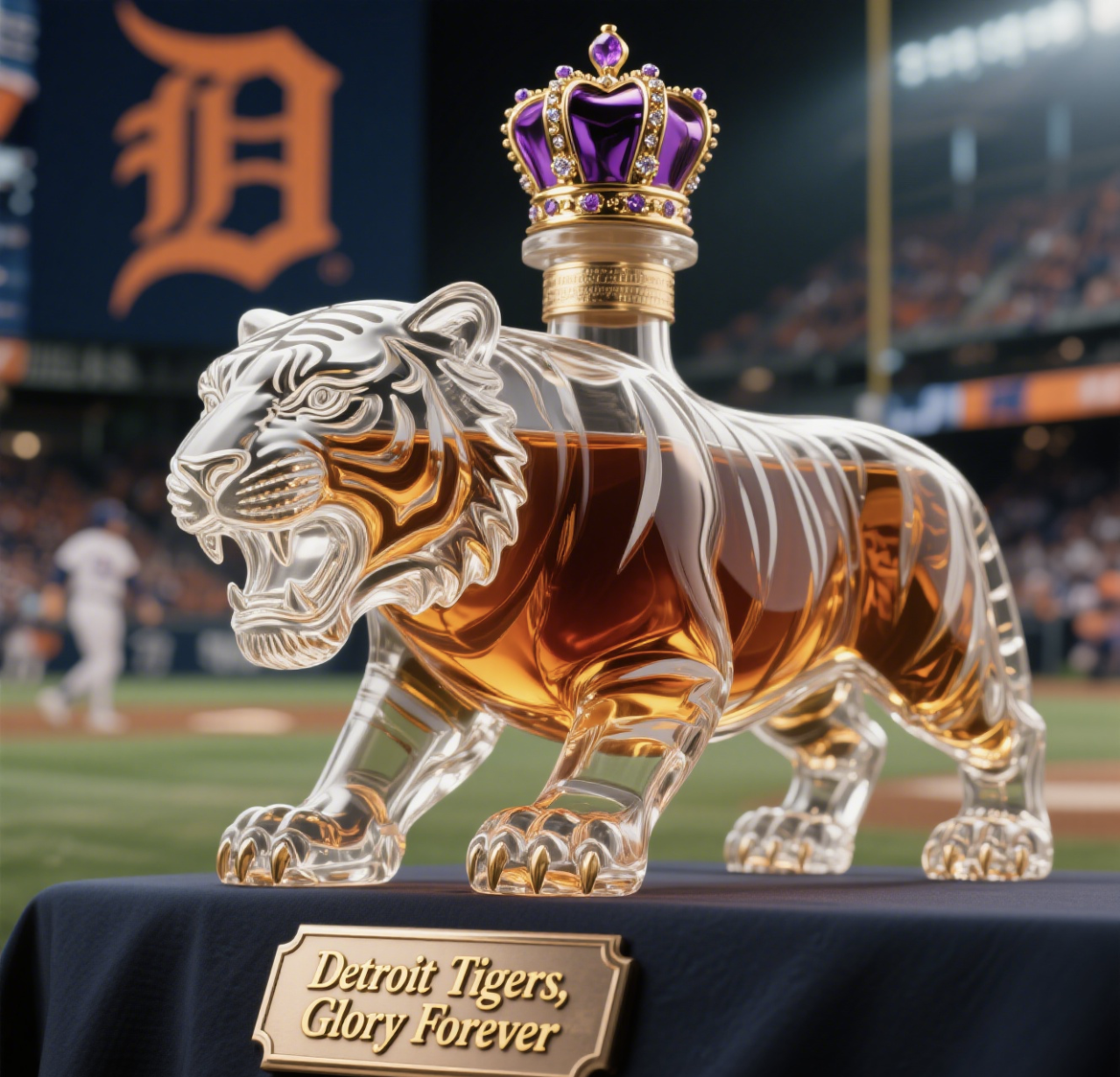 Cincinnati Bengals Whiskey Bottle