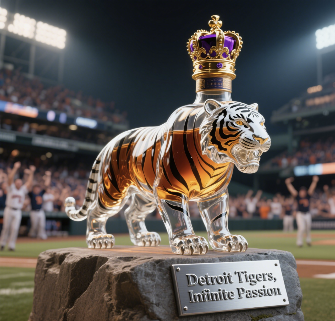 Cincinnati Bengals Whiskey Bottle