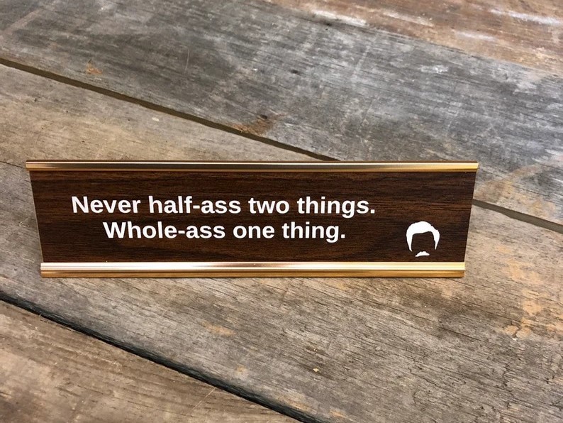 Funny Desk Sign Boss Gag Gift