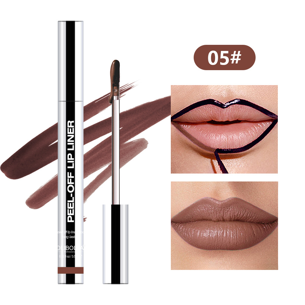 Peel-Off Lip Liner Stain - Lasts All Day & Night Eyeliner Lipliner