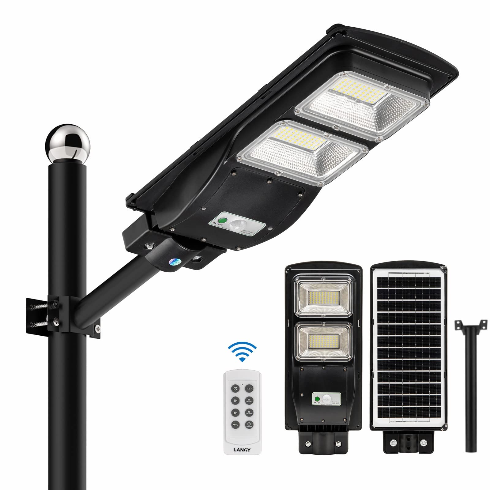 Upgraded Street Lights Solar Powered Light