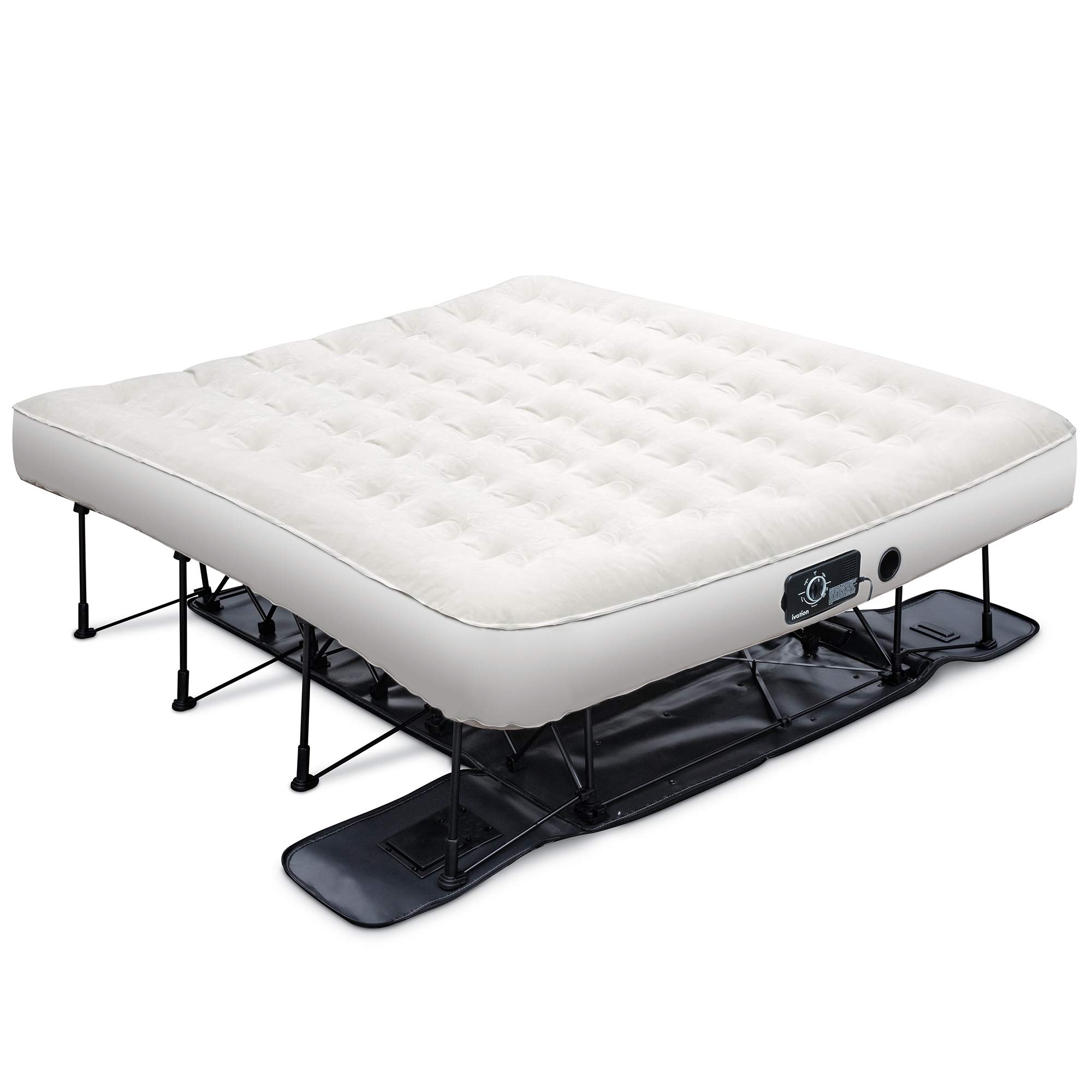 💝QVC-Last Day Clearance Sale-Air Mattress with Frame & Rolling Case 7
