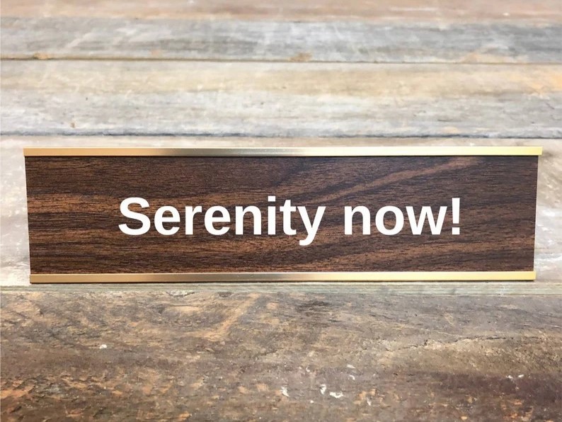 Funny Desk Sign Boss Gag Gift