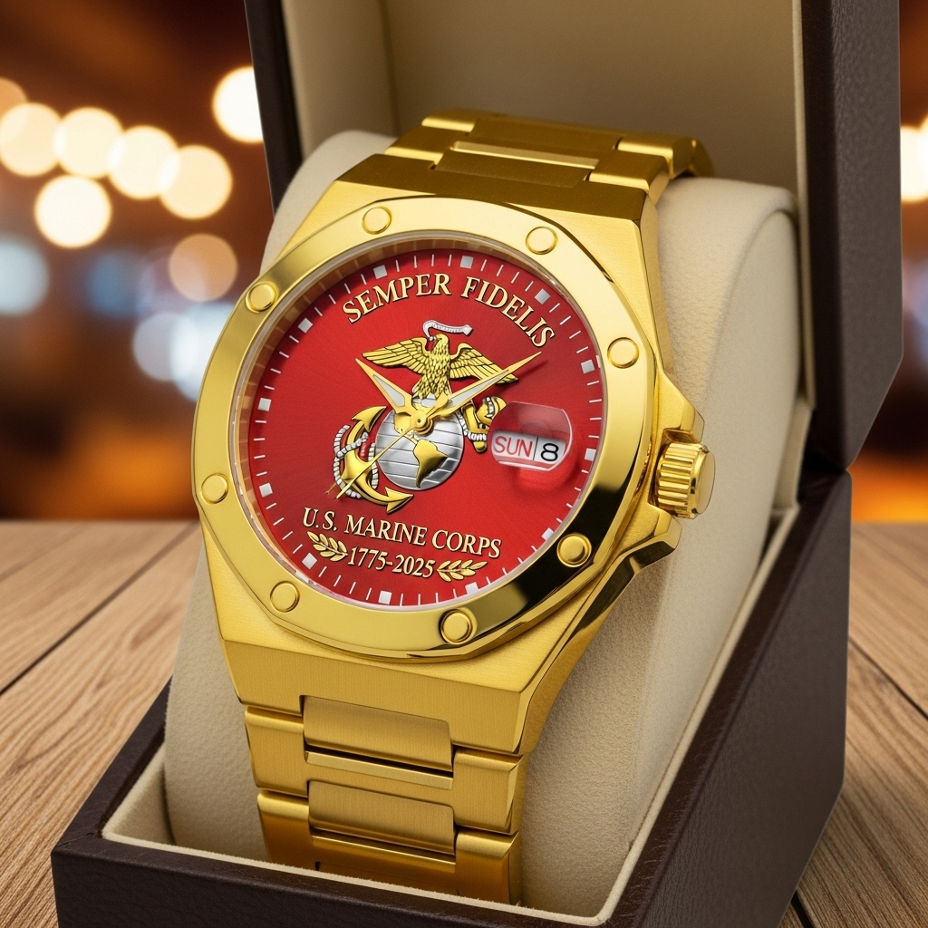 US Marine Corps  Luxury Quartz Watch