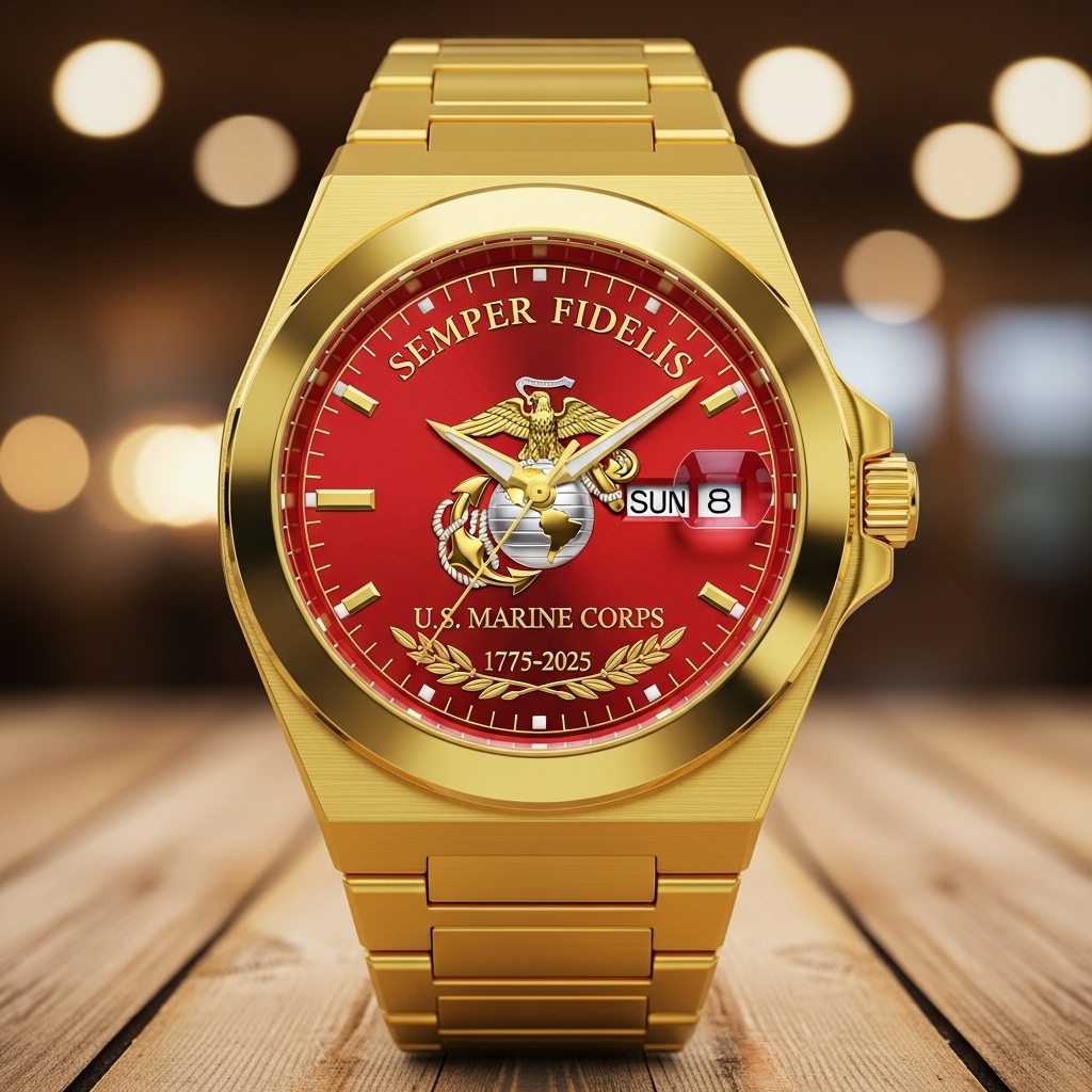 US Marine Corps  Luxury Quartz Watch