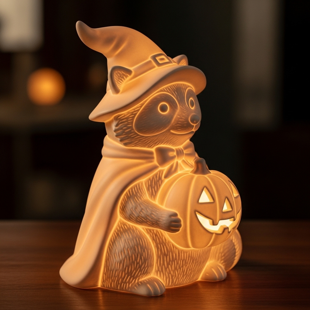 🎃Halloween Early Bird Special Sale 49% OFF-Halloween Cute Animals Pumpkin Lamp