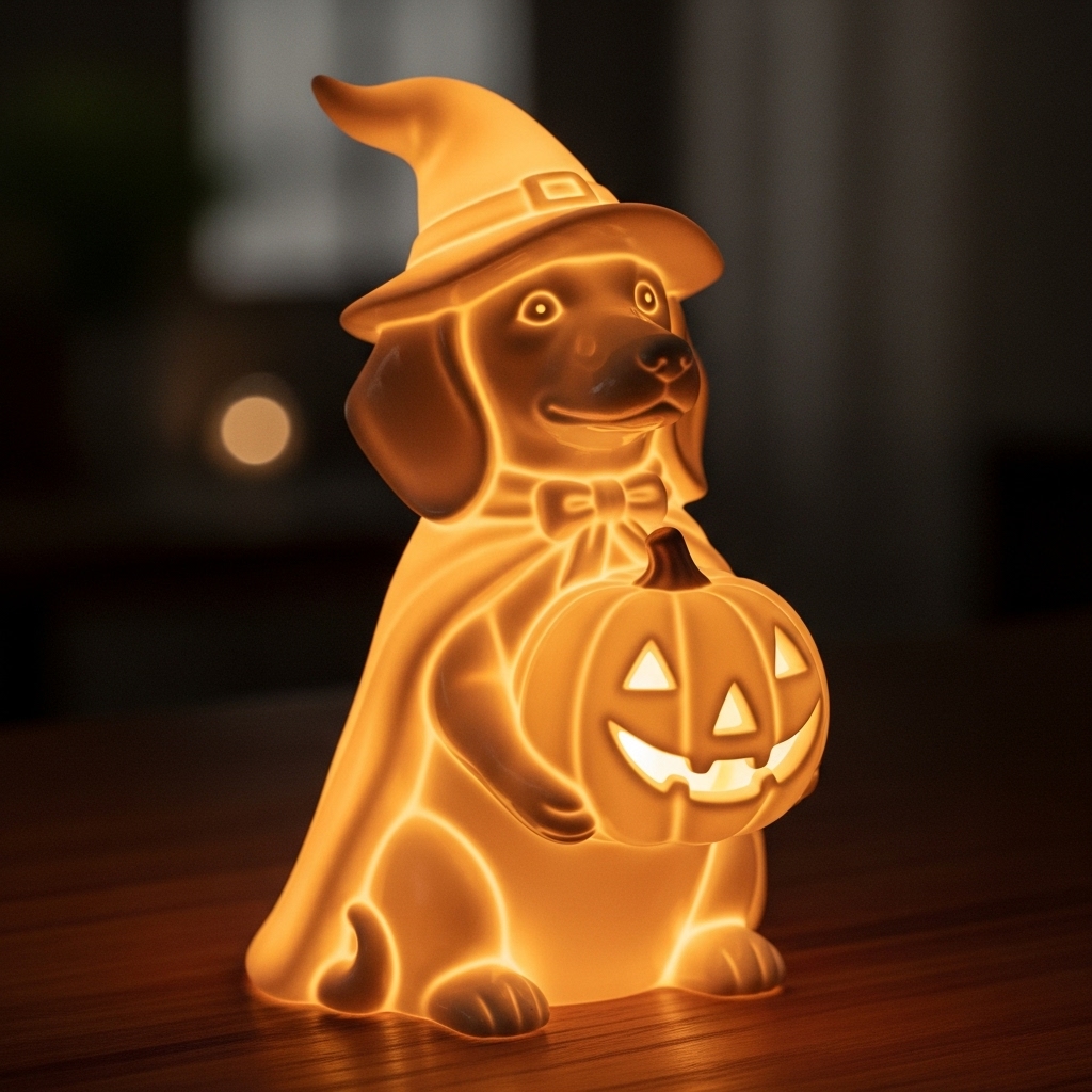 🎃Halloween Early Bird Special Sale 49% OFF-Halloween Cute Animals Pumpkin Lamp