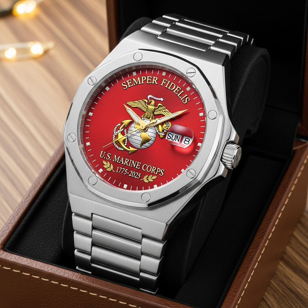 US Marine Corps  Luxury Quartz Watch