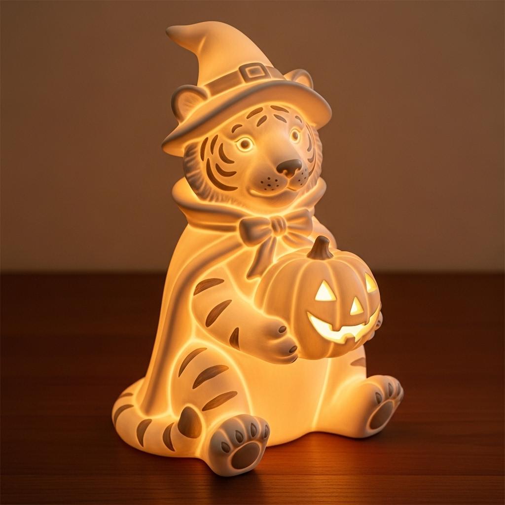 🎃Halloween Early Bird Special Sale 49% OFF-Halloween Cute Animals Pumpkin Lamp