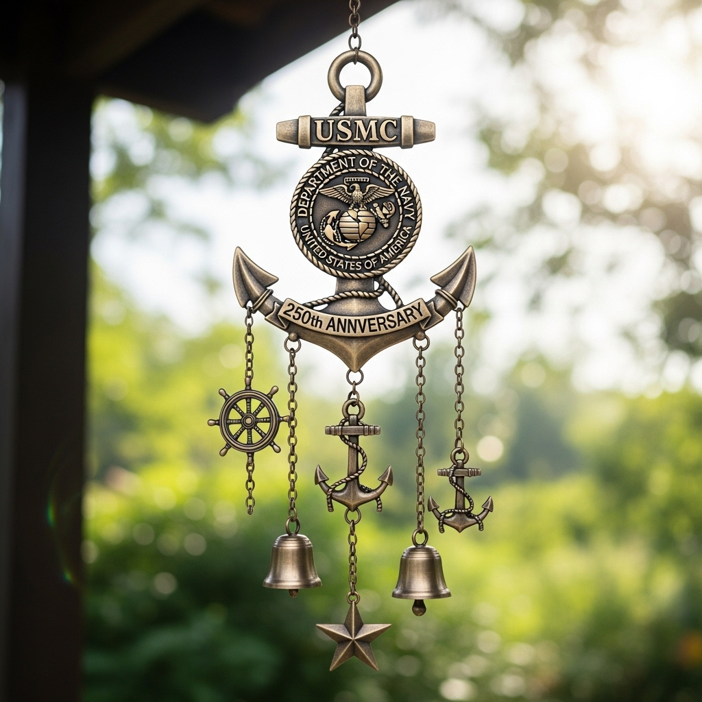 Marine Corps 250th Anniversary Wind Chime