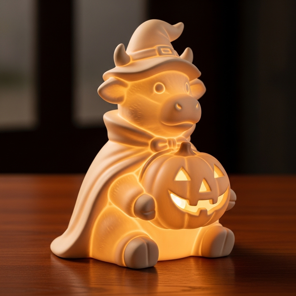 🎃Halloween Early Bird Special Sale 49% OFF-Halloween Cute Animals Pumpkin Lamp