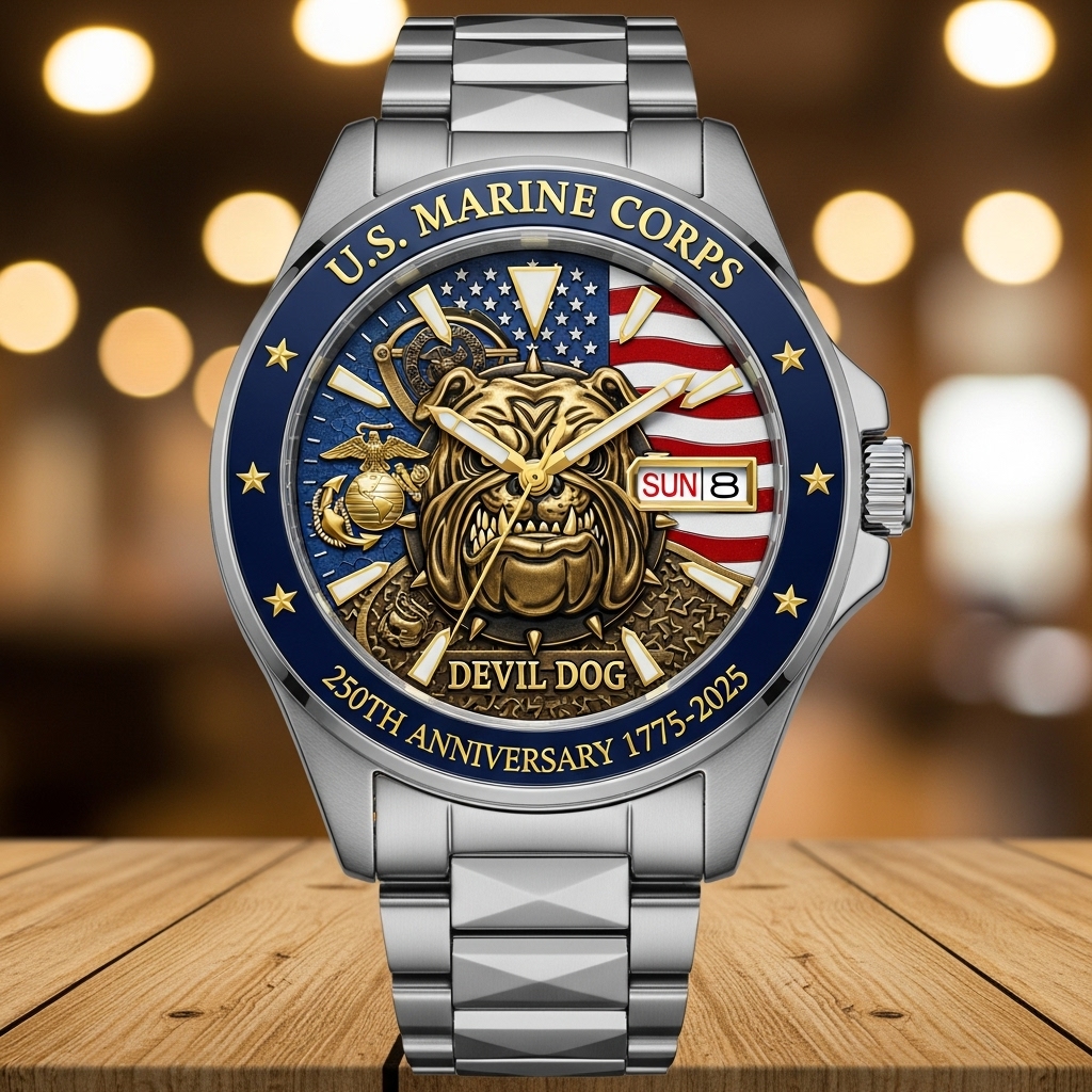 US Marine Corps  Luxury Quartz Watch