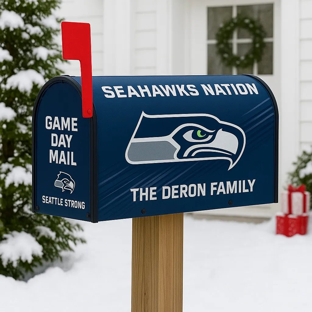 Rugby Outdoor Mailbox Decoration