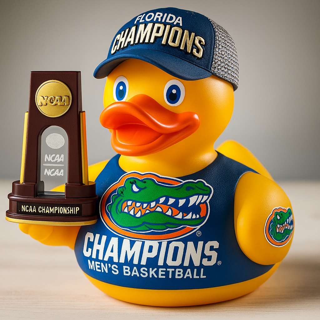 Florida Gators men's basketball NCAA Champions Duck