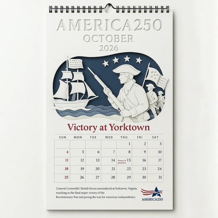 🔥Last Day 50% OFF-📅🗽A Journey of Liberty America 250 Calendar