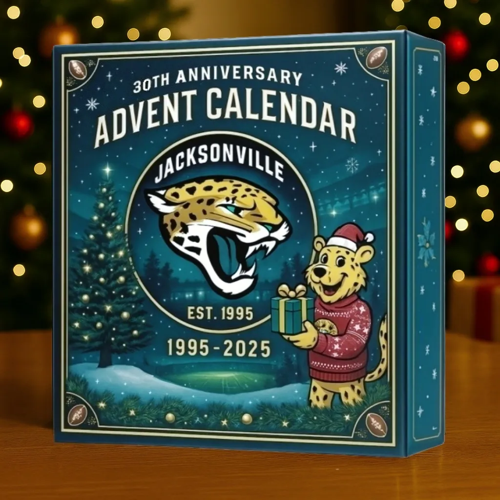 Jacksonville Jaguars 30th Anniversary 2025 Advent Calendar