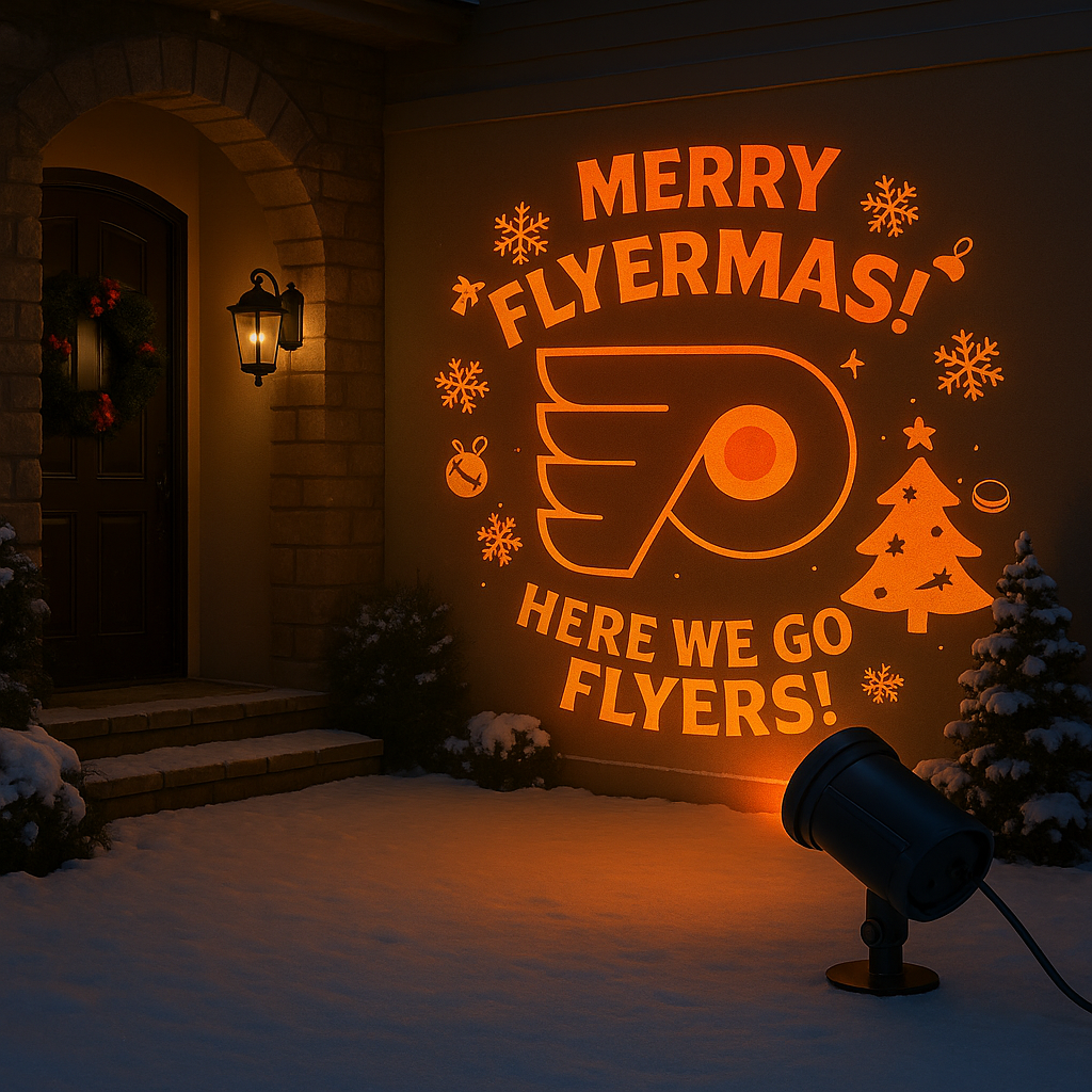 🎄🏒 Ice hockey Christmas Projection Light ✨