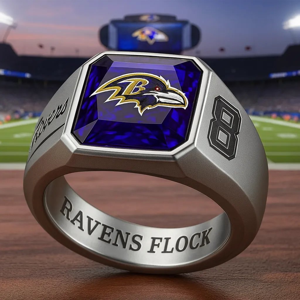 Football Team Crystal Spirit Ring