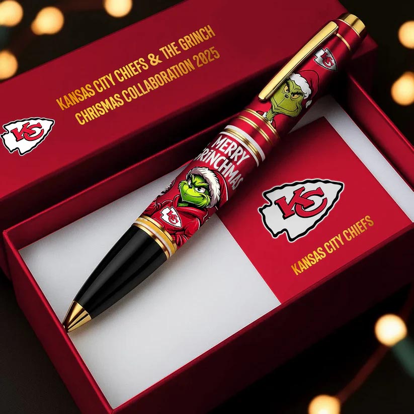 Kansas City Chiefs x The Grinc 2025 Christmas Limited Edition Pen