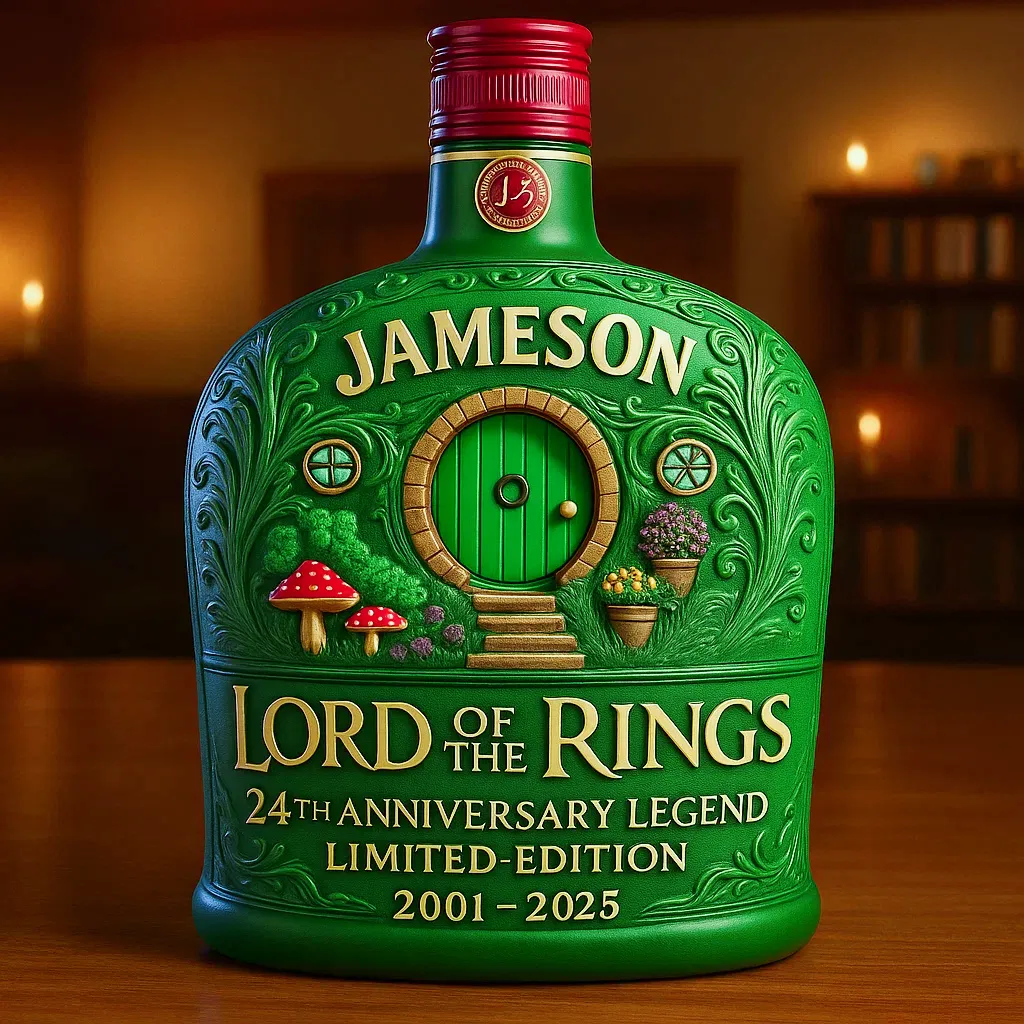 Lord of the Rings Bottle 24th Anniversary Legend Limited Edition whiskey bottle