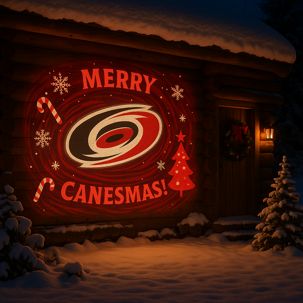 🎄🏒 Ice hockey Christmas Projection Light ✨