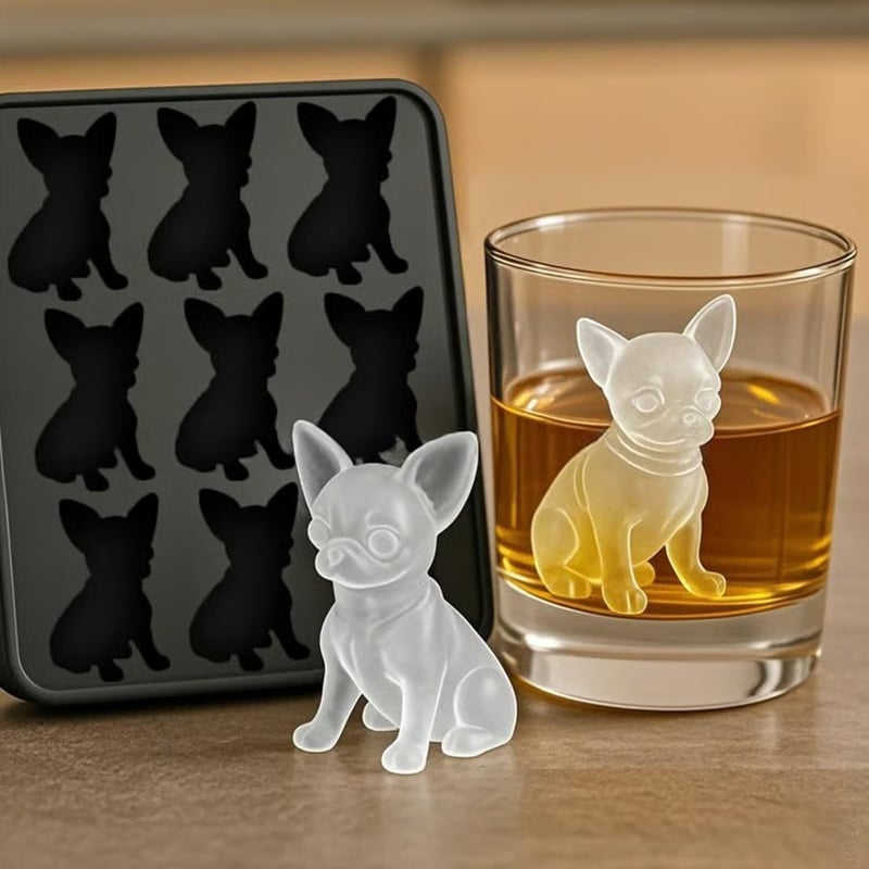 🧊French Bulldog Ice Mold