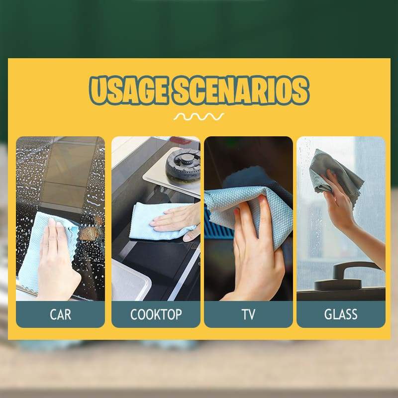 🔥Black Friday Sale 50%OFF - ✨NEW！Fish Scale Microfiber Polishing Cleaning Cloth.✨