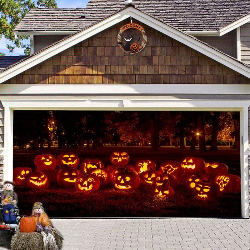 🔥💖Halloween Garage Door Decoration