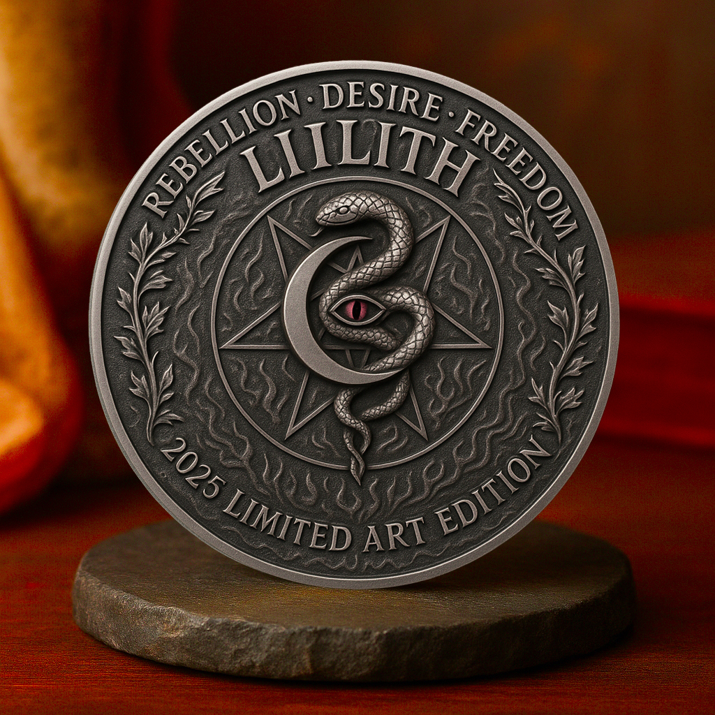 🔥 Lilith Dark Goddess – 2025 Limited Art Coin
