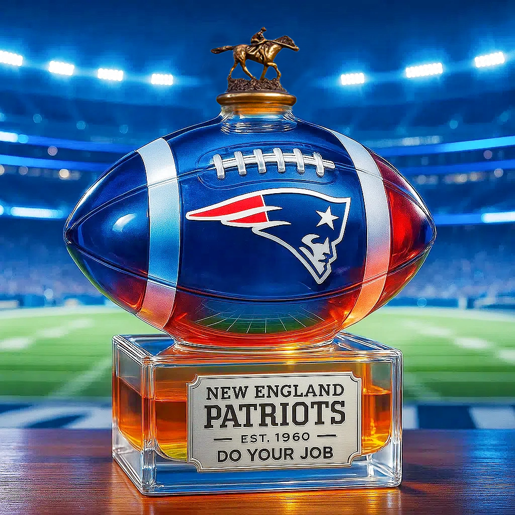 🏈 NFL ✨Legacy of the Patriots——New England Patriots Whiskey Bottle