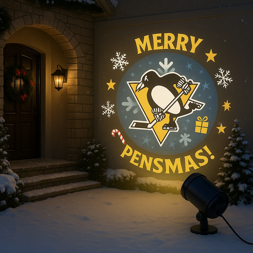 🎄🏒 Ice hockey Christmas Projection Light ✨