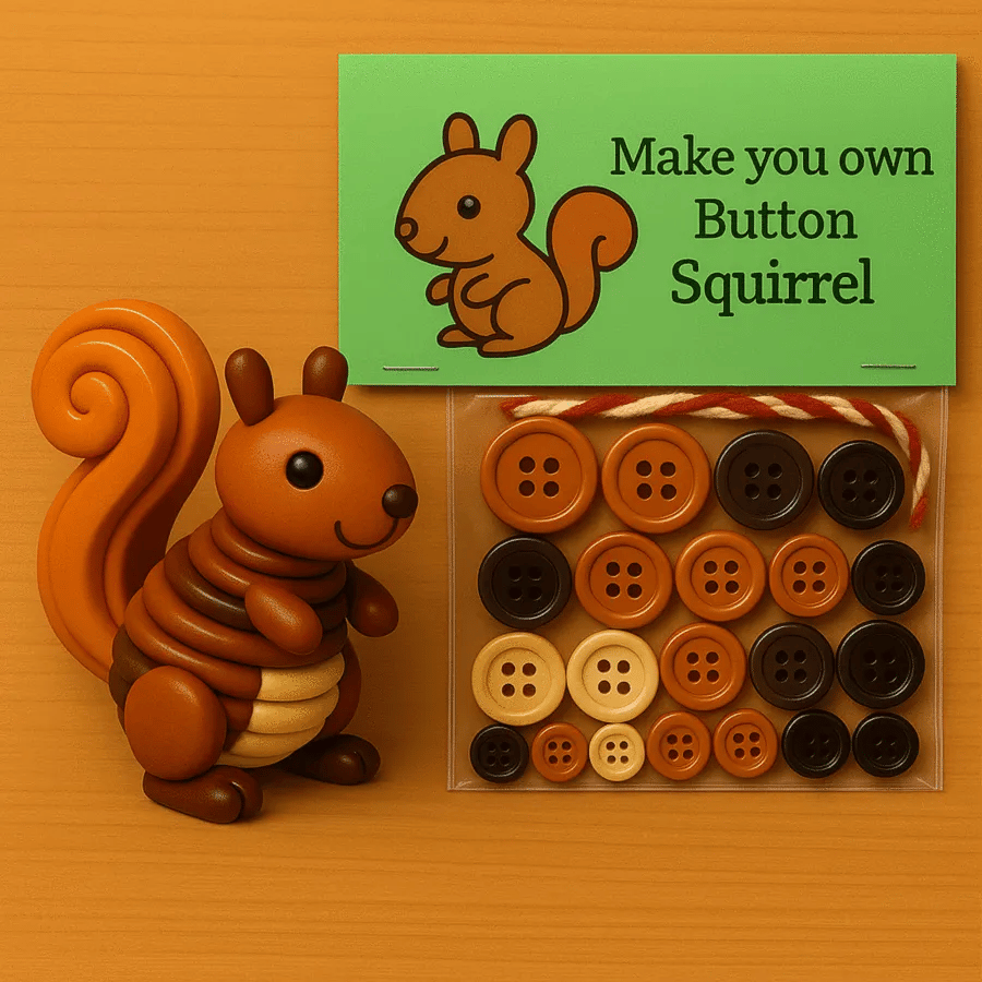 🎁DIY Button Animal Ornaments