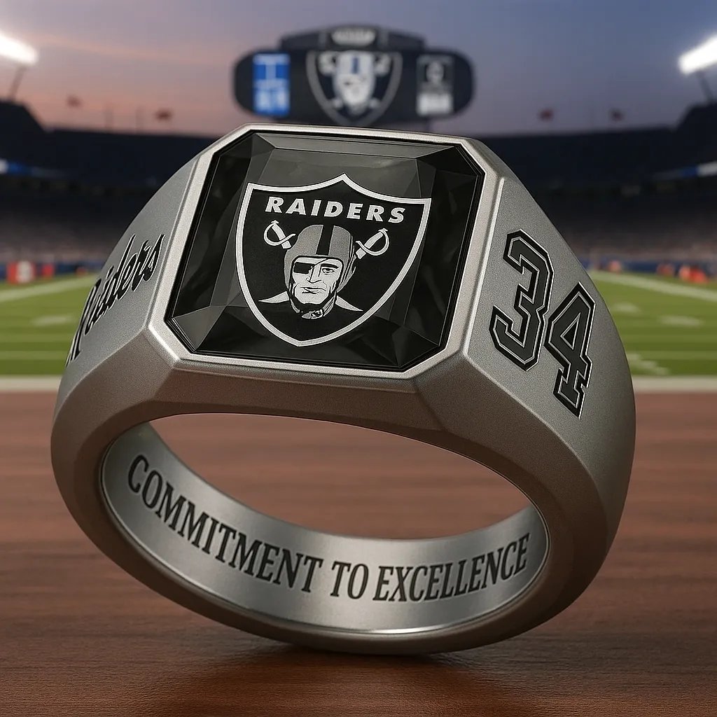 Football Team Crystal Spirit Ring