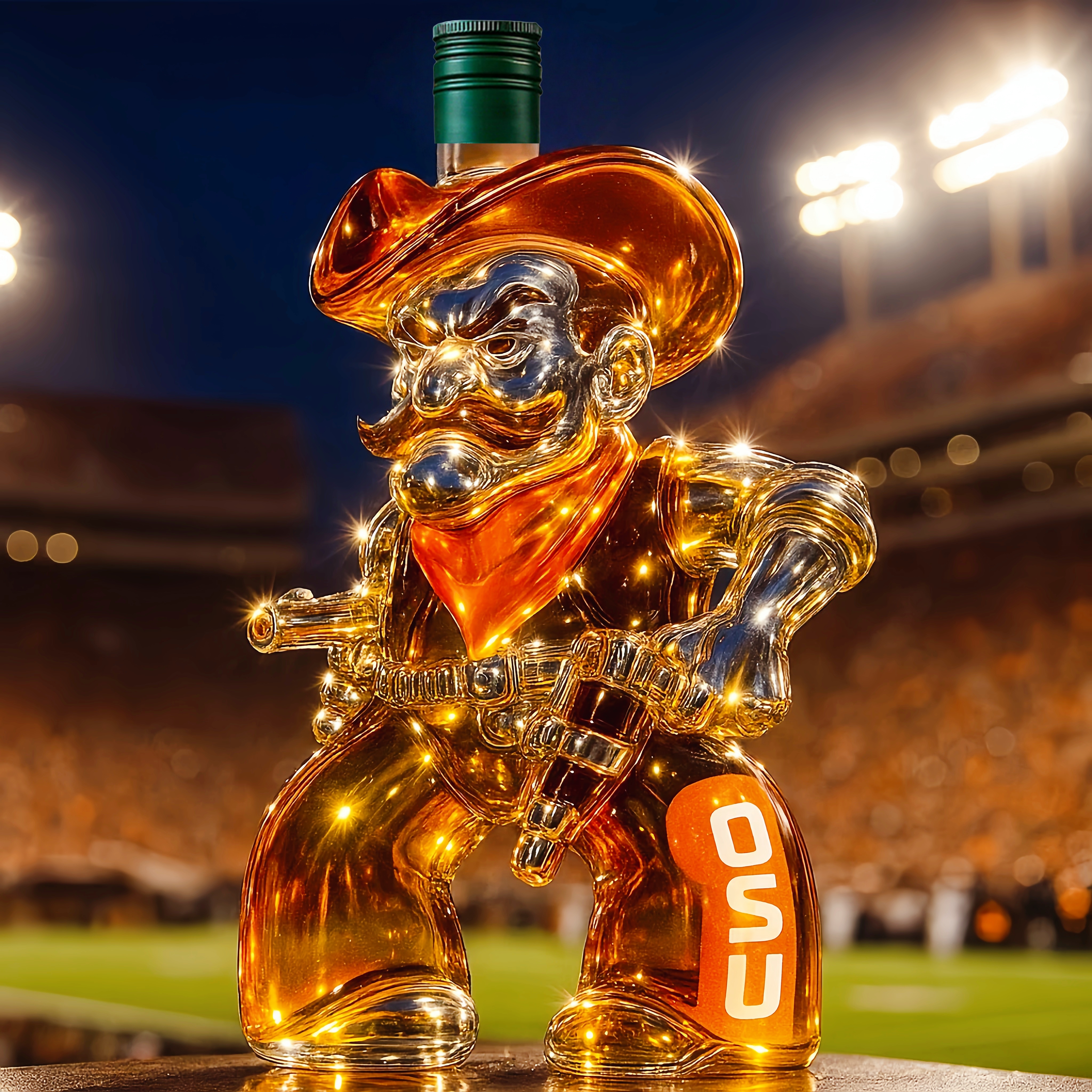 NCAA Team✨Oklahoma State Cowboys Whiskey Bottle