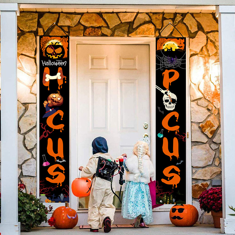 Halloween Decorations Porch Sign Set