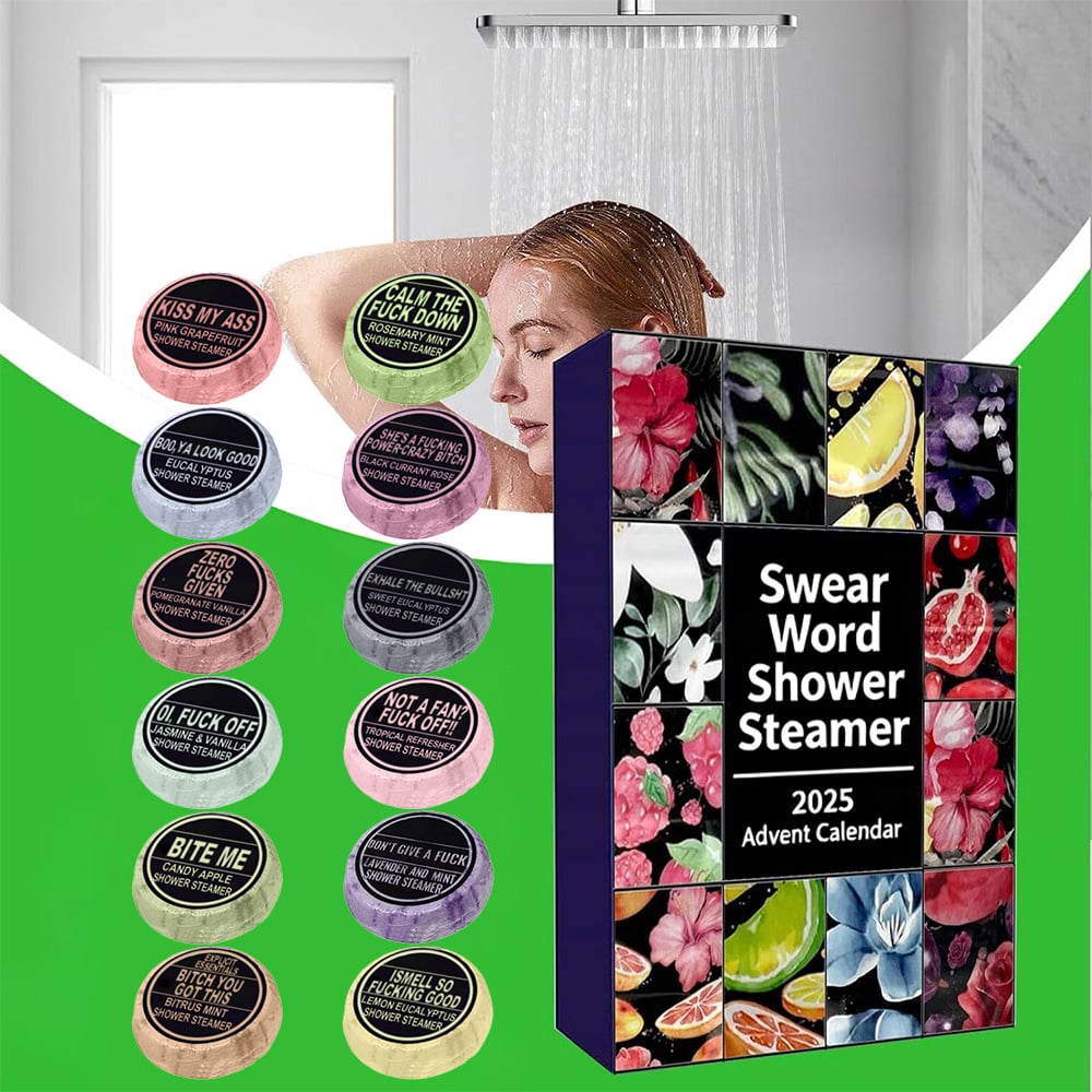 💥Swear Word Shower Steamer 2025 Advent Calendar🛁