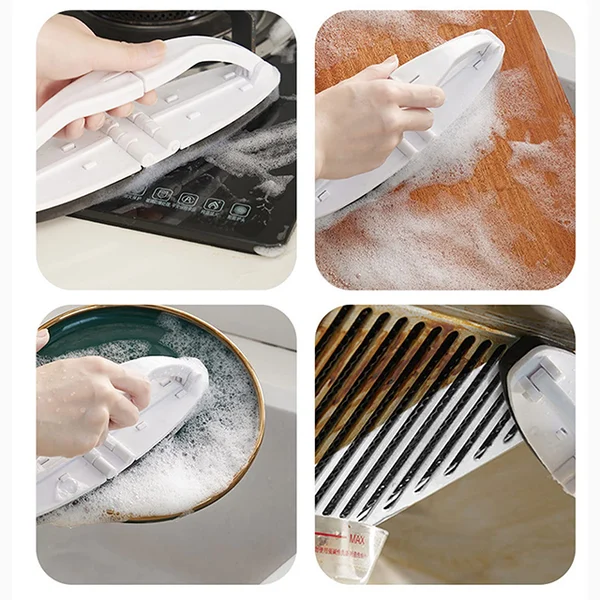 Folding Sponge cleaning brush