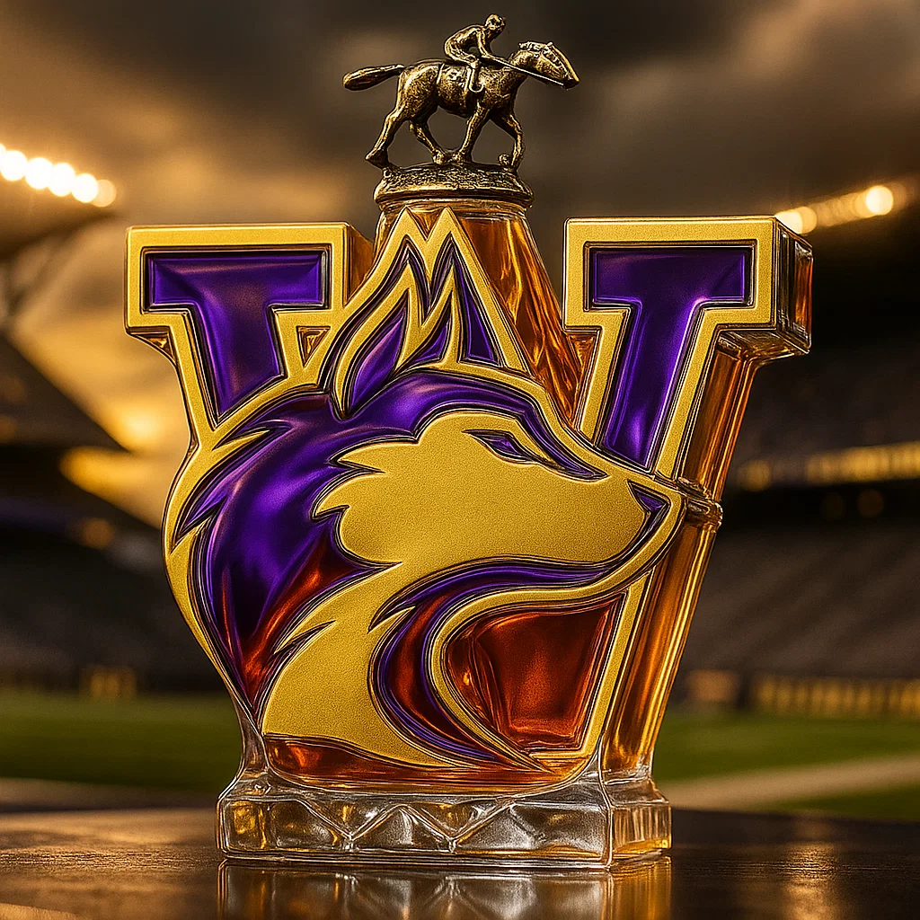 University of Washington Huskies Whisky Bottle