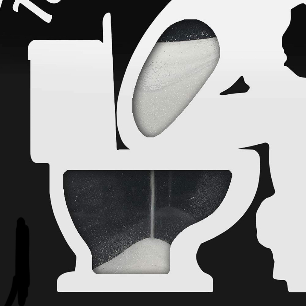 5 Minute Bathroom Timer - Funny Gag Gift for Men, Husband, Boyfriend, Father's Day, Birthday