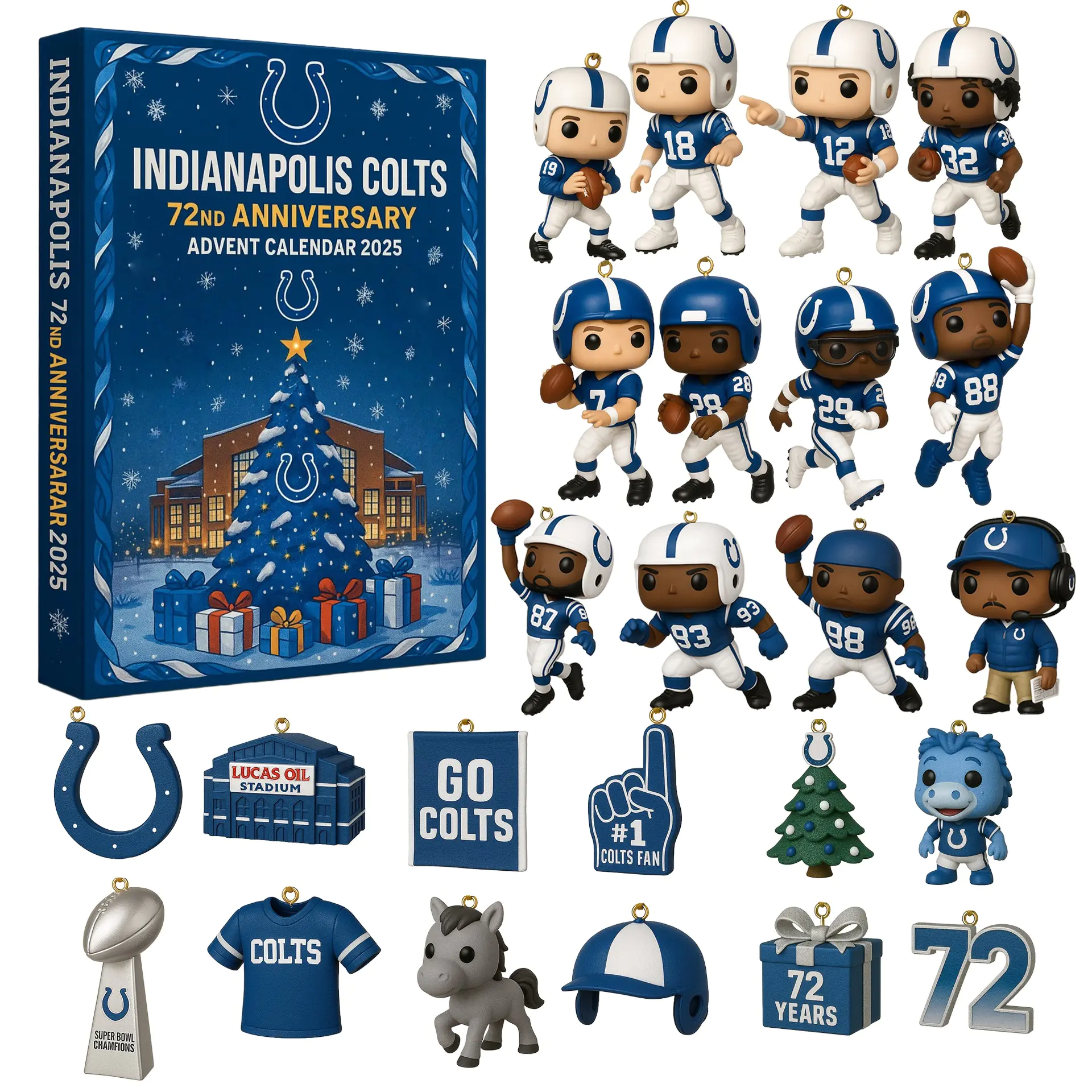 Indianapolis Colts 72nd Anniversary Advent Calendar 2025