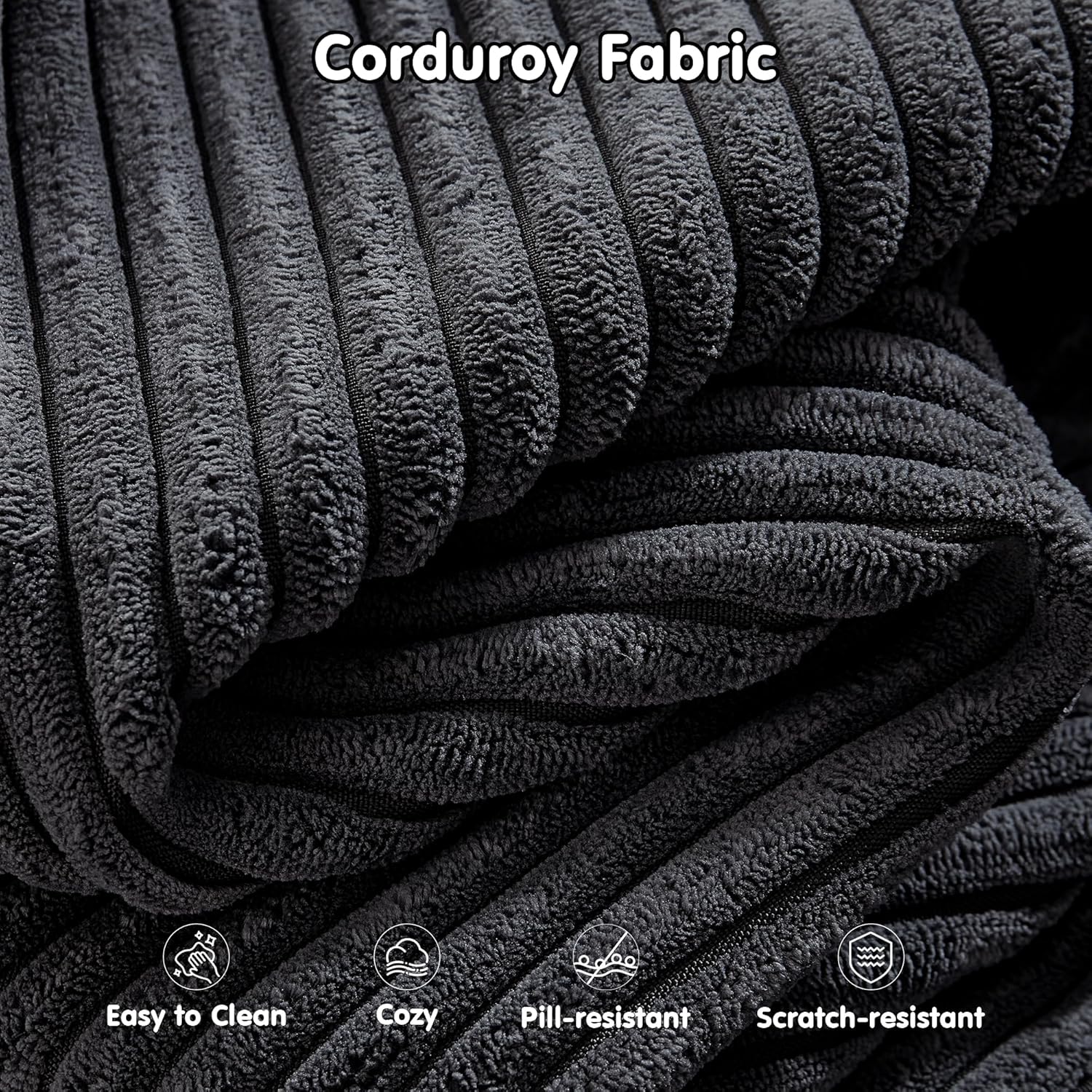 💥Last Day $33.99! 🔥Minimalist L-Shape Couch