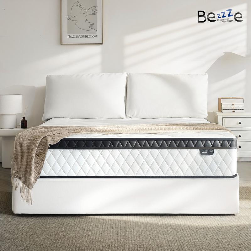 🎉Special Offer!🛏️💝Buy 1 Get 1 Free💥Mattress 10-12 Inch Hybrid Mattresses in a Box