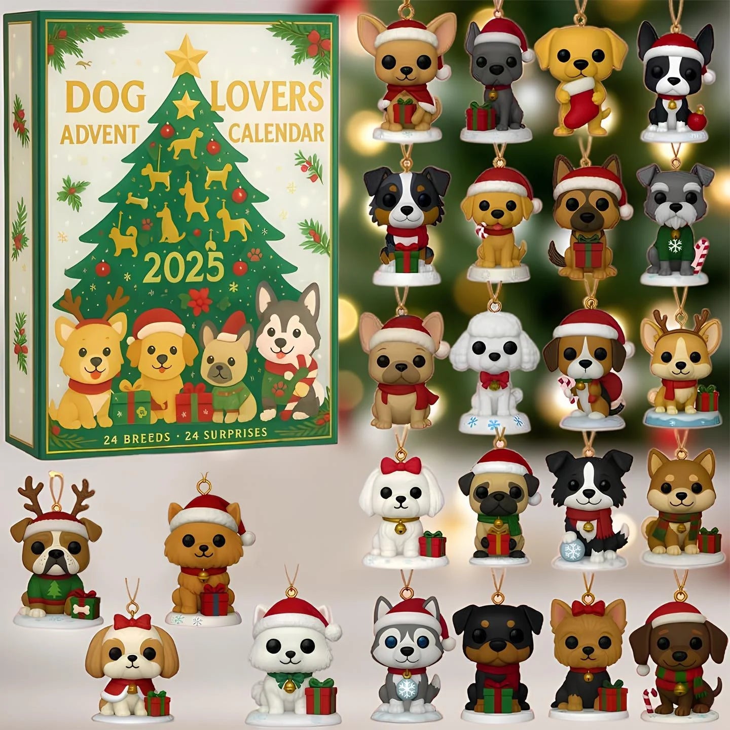 🌲Christmas Gift--2025 Funny Dog Advent Calendar