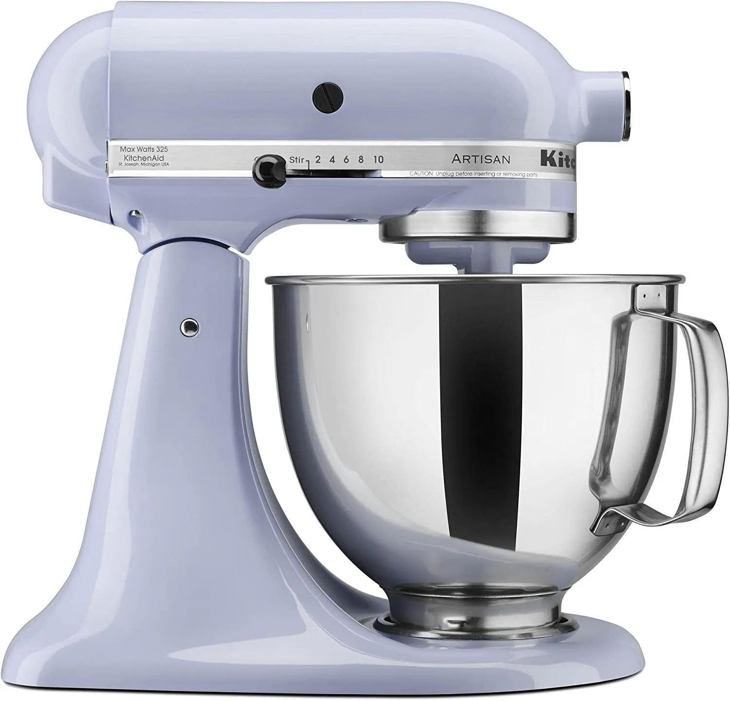🔥SALE🔥 Tilt-Head Stand Mixer with Pour Fender, 5-Quart Stainless Steel Bowl